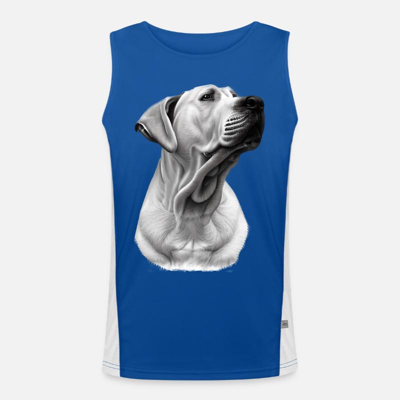 Fier blond labrador Débardeur respirant contrasté Homme 