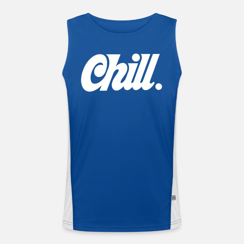 Chill Funktionelles Kontrast-Tank Top für Männer 