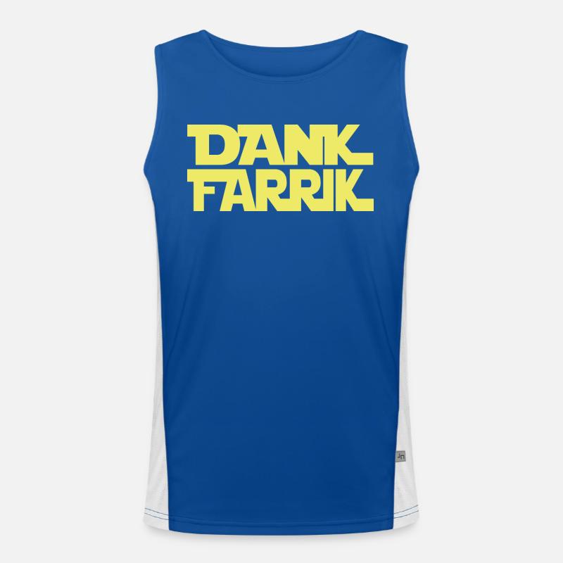 Dank Farrik Funktionelles Kontrast-Tank Top für Männer 