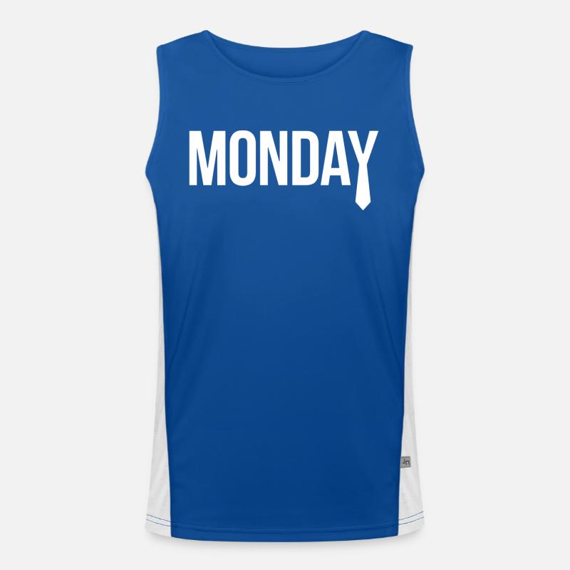 Lundi - Montag Débardeur respirant contrasté Homme 