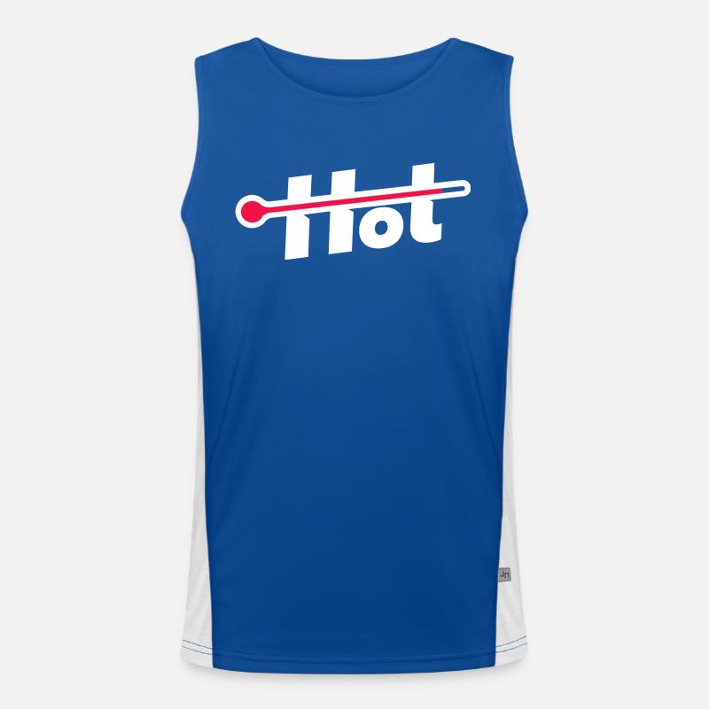 Chaud Débardeur respirant contrasté Homme 