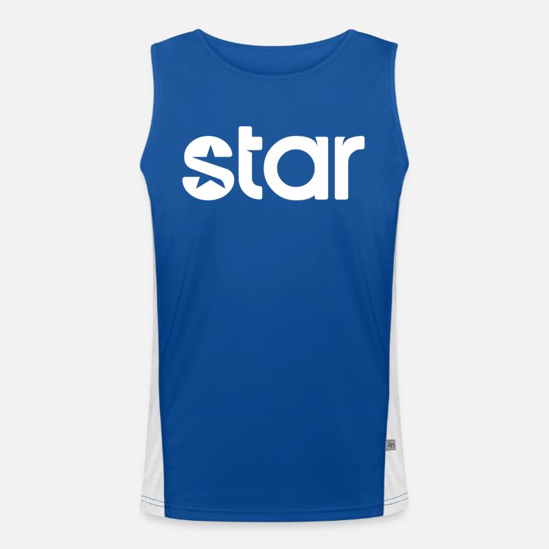 Star - Stern Men's Functional Contrast Tank Top 