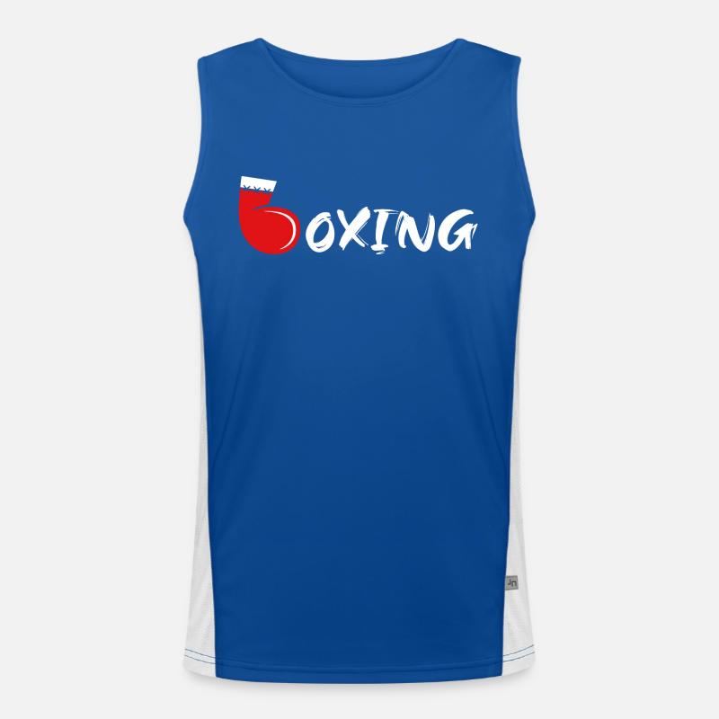 Boxe Canotta sportiva da uomo in contrasto cromatico 