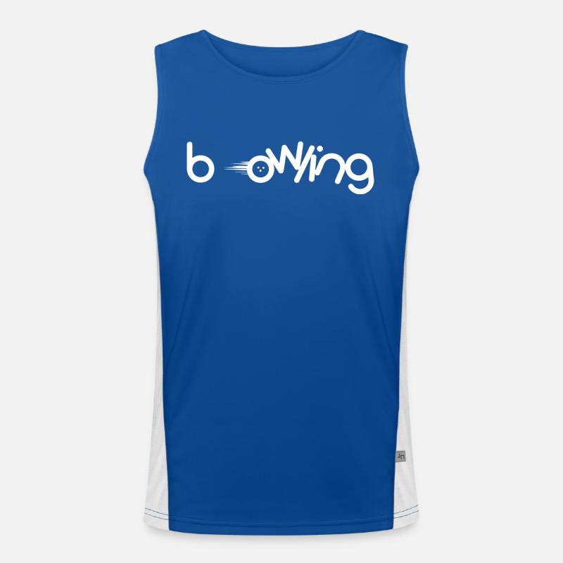 Bowling Funktionelles Kontrast-Tank Top für Männer 