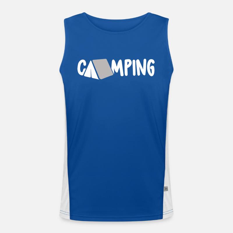 Camping Débardeur respirant contrasté Homme 