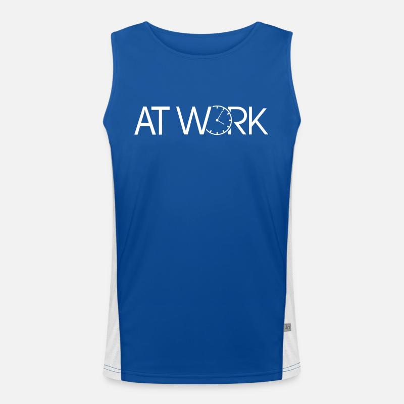 At Work Funktionelles Kontrast-Tank Top für Männer 