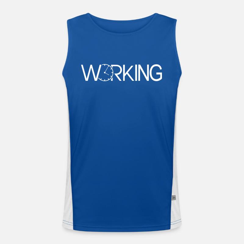 Working Men's Functional Contrast Tank Top 