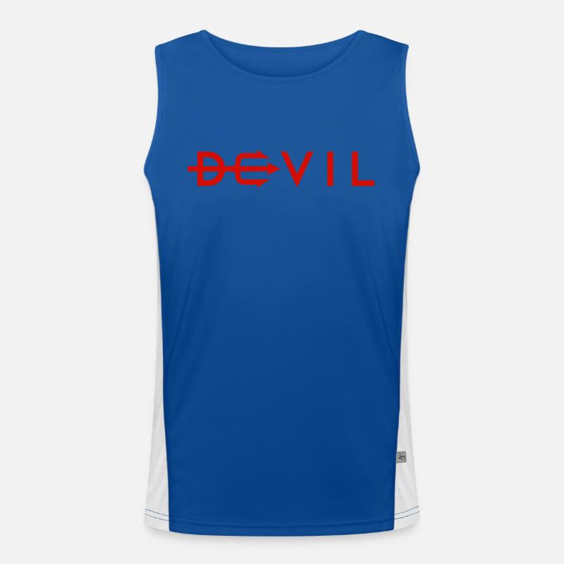 Devil - Teufel Men's Functional Contrast Tank Top 