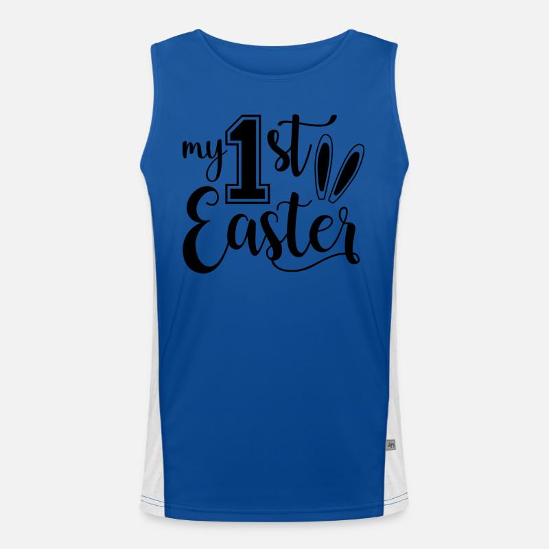 Design my 1st Easter Débardeur respirant contrasté Homme 