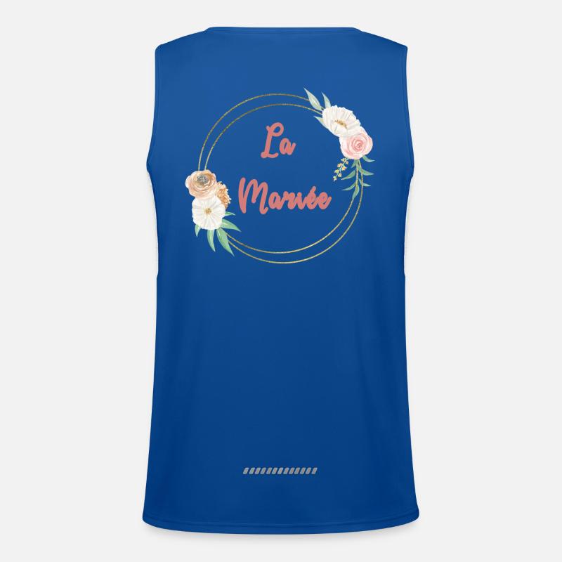 La Mariée - frame or et fleurs Débardeur respirant contrasté Homme 