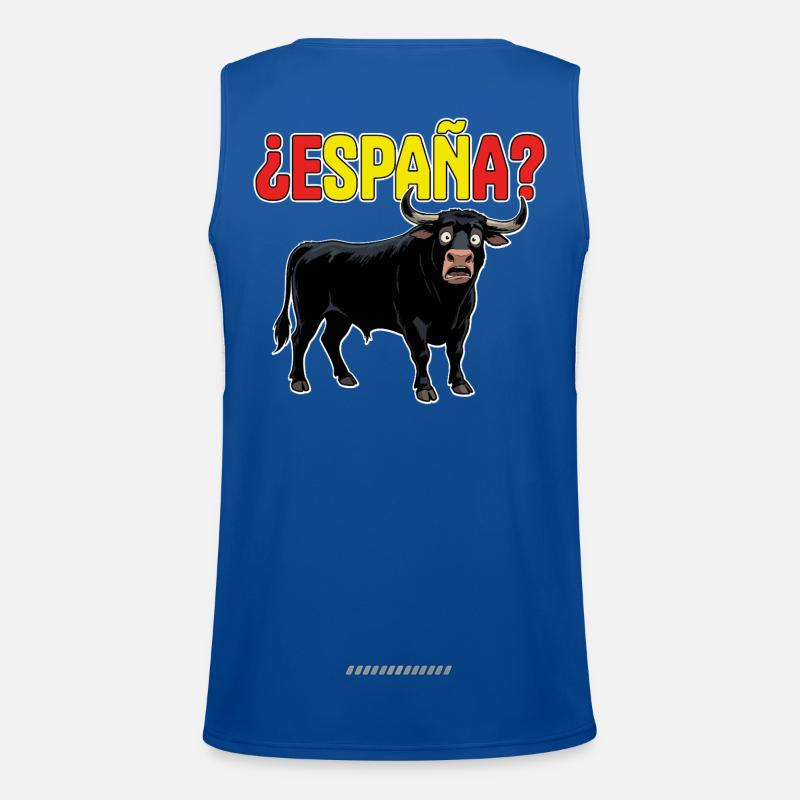 Toro Spanien? Funktionelles Kontrast-Tank Top für Männer 