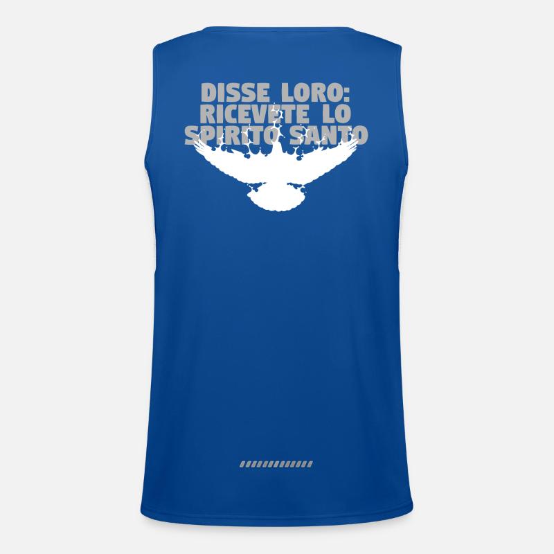 Receive Comforter - Italian Men's Functional Contrast Tank Top 