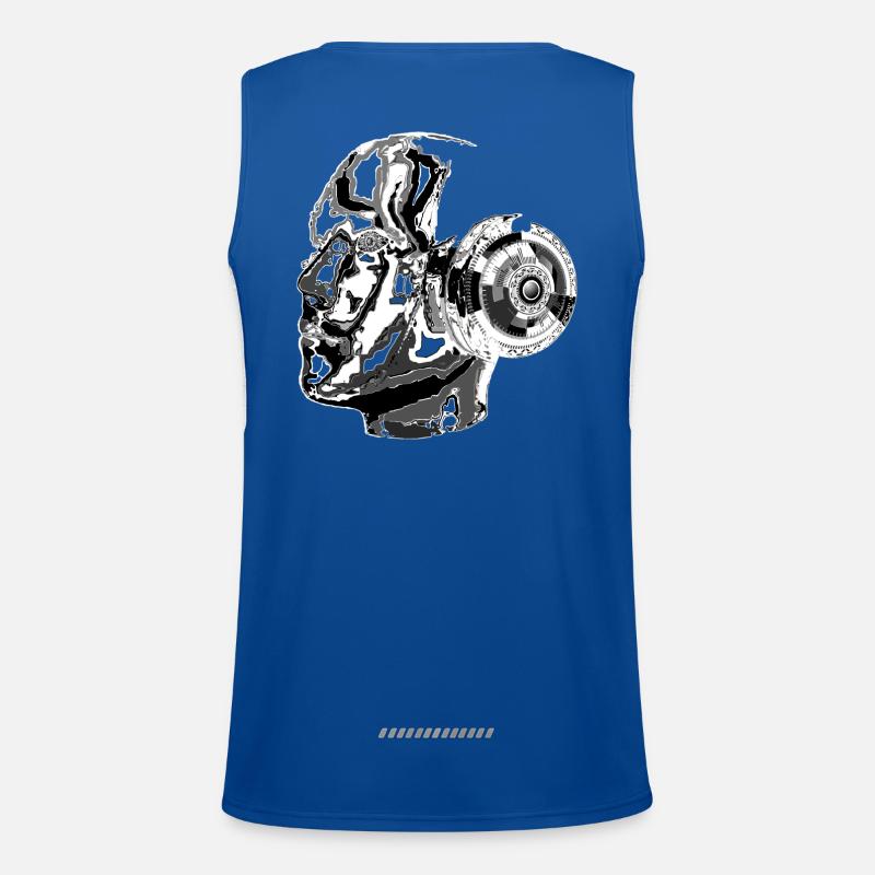 Artificial Intelligence A.I., Robots Men's Functional Contrast Tank Top 