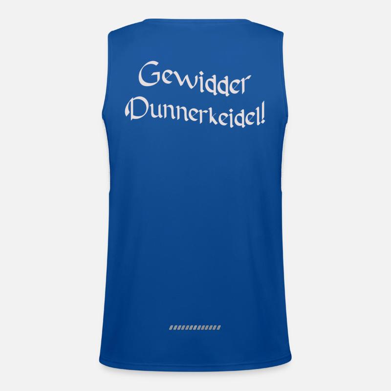 Gewidder Dunnerkeidel / Gewitter donner keil Funktionelles Kontrast-Tank Top für Männer 