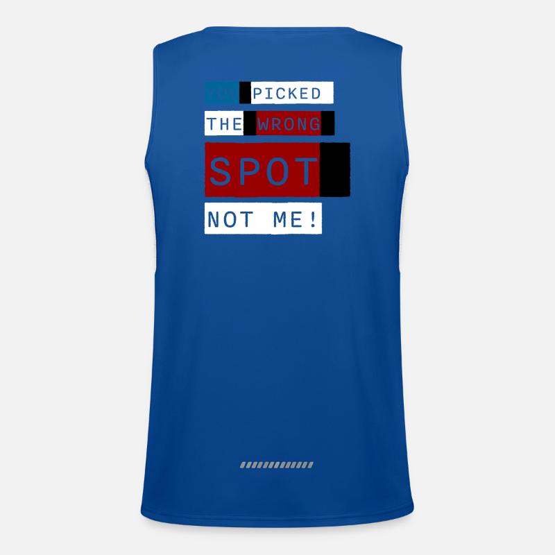 Wrong Spot – Concert Edition Men's Functional Contrast Tank Top 