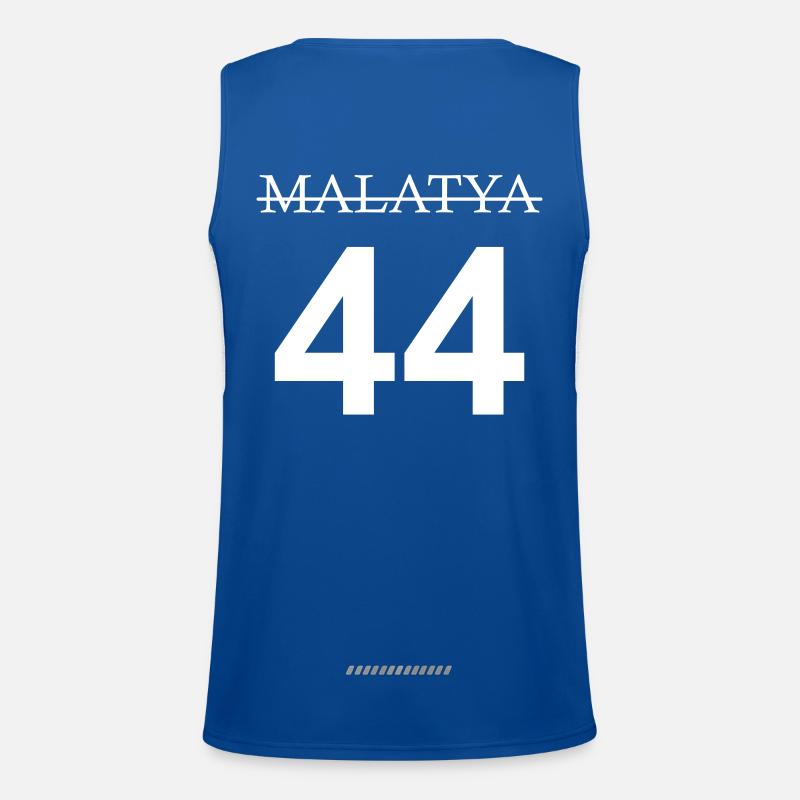 MALATYA 44 - Men's Functional Contrast Tank Top  - royal/white