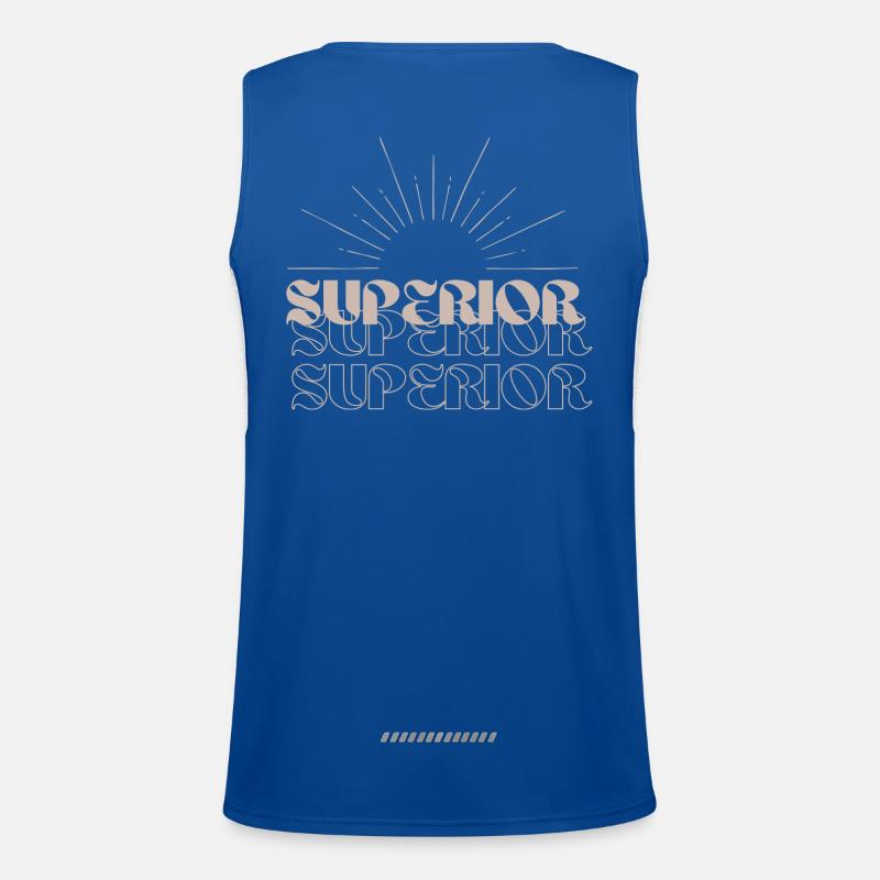 SUPERIOR DESIGN Funktionelles Kontrast-Tank Top für Männer 