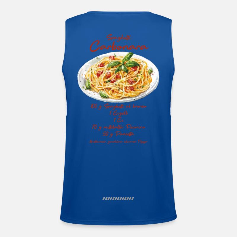 Carbonara Men's Functional Contrast Tank Top 