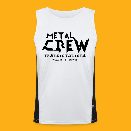 MetalCrew Logo DE - Funktionelles Kontrast-Tank Top für Männer 