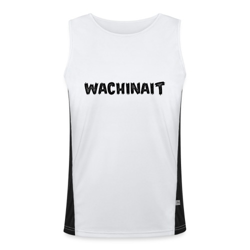 whachinait - Men's Functional Contrast Tank Top 