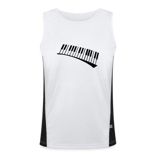 Piano - Camiseta funcional de tirantes en contraste para hombre 
