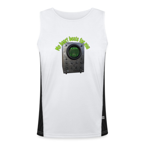 My heart beats for you - Men's Functional Contrast Tank Top 