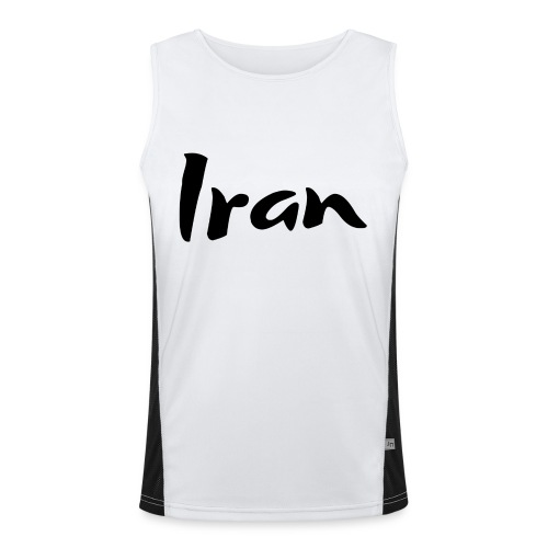 Iran 1 - Camiseta funcional de tirantes en contraste para hombre 