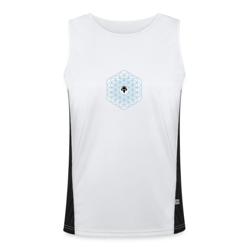 Flower of life ornament - Men's Functional Contrast Tank Top 