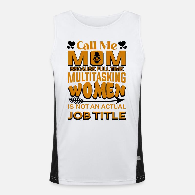 Mother Multitasking Men's Functional Contrast Tank Top 