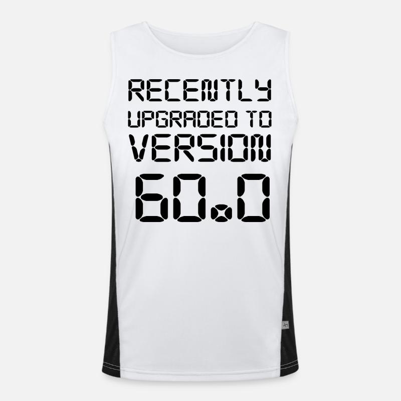 60th birthday Men's Functional Contrast Tank Top 