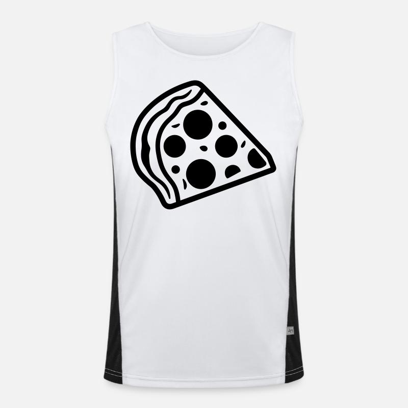 pizza Men's Functional Contrast Tank Top 