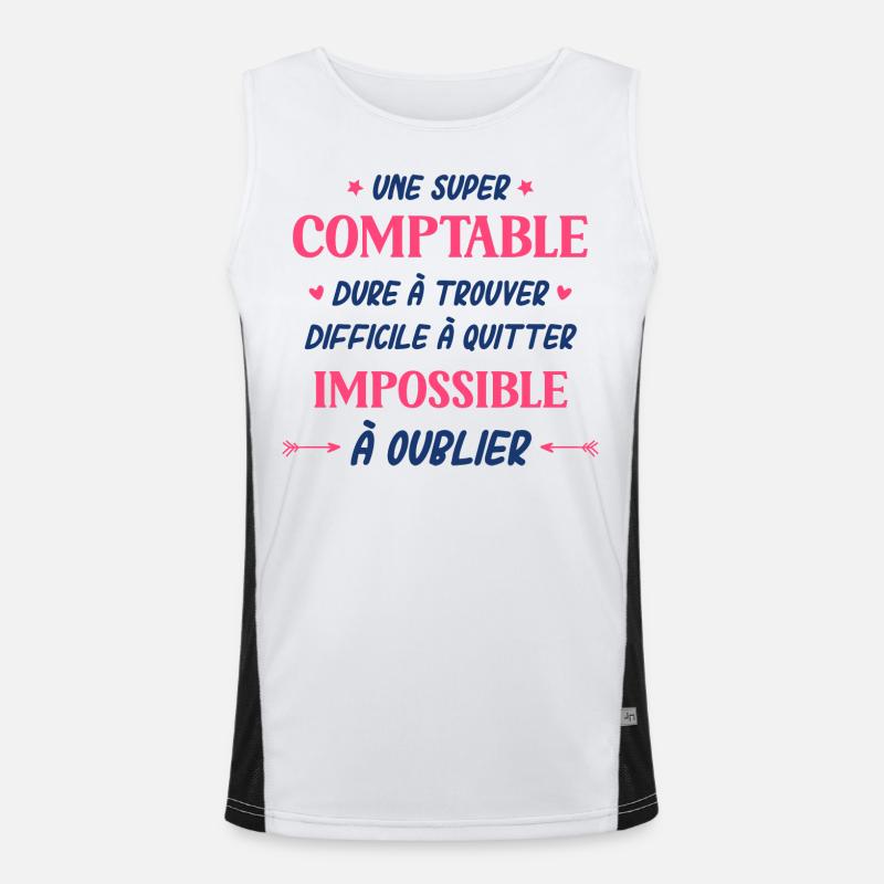 comptable Débardeur respirant contrasté Homme 