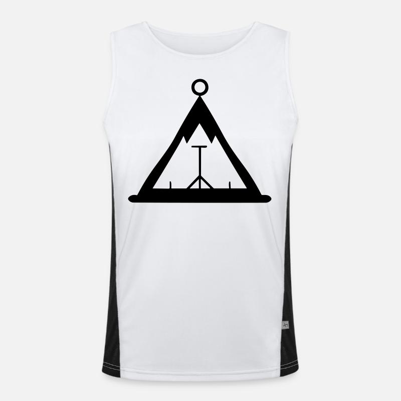 Campingzelt Funktionelles Kontrast-Tank Top für Männer 