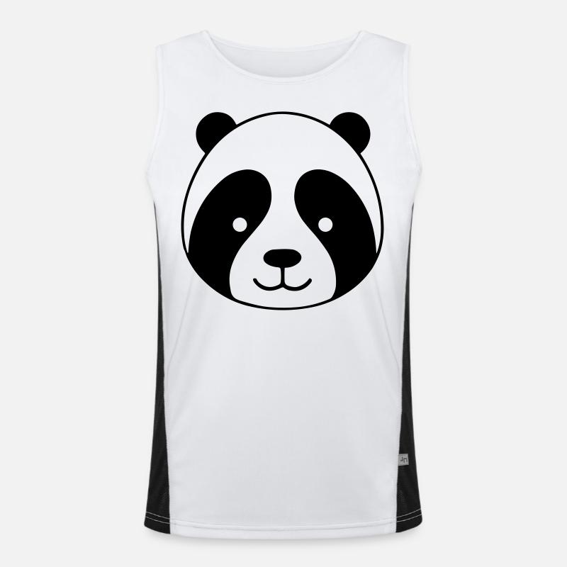 panda Men's Functional Contrast Tank Top 