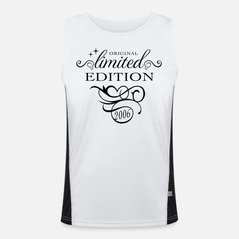 Limited Edition 2006 - Birthday Gift Men's Functional Contrast Tank Top 