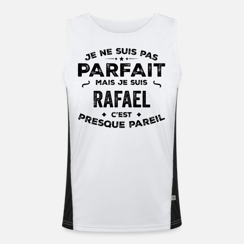Rafael – ein lustiger und stolzer Vorname, Legende Funktionelles Kontrast-Tank Top für Männer 