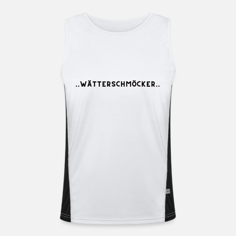 wätterschmöcker Funktionelles Kontrast-Tank Top für Männer 