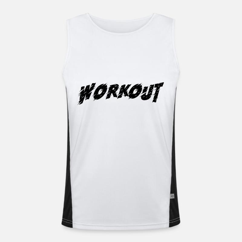 Workout Men's Functional Contrast Tank Top 