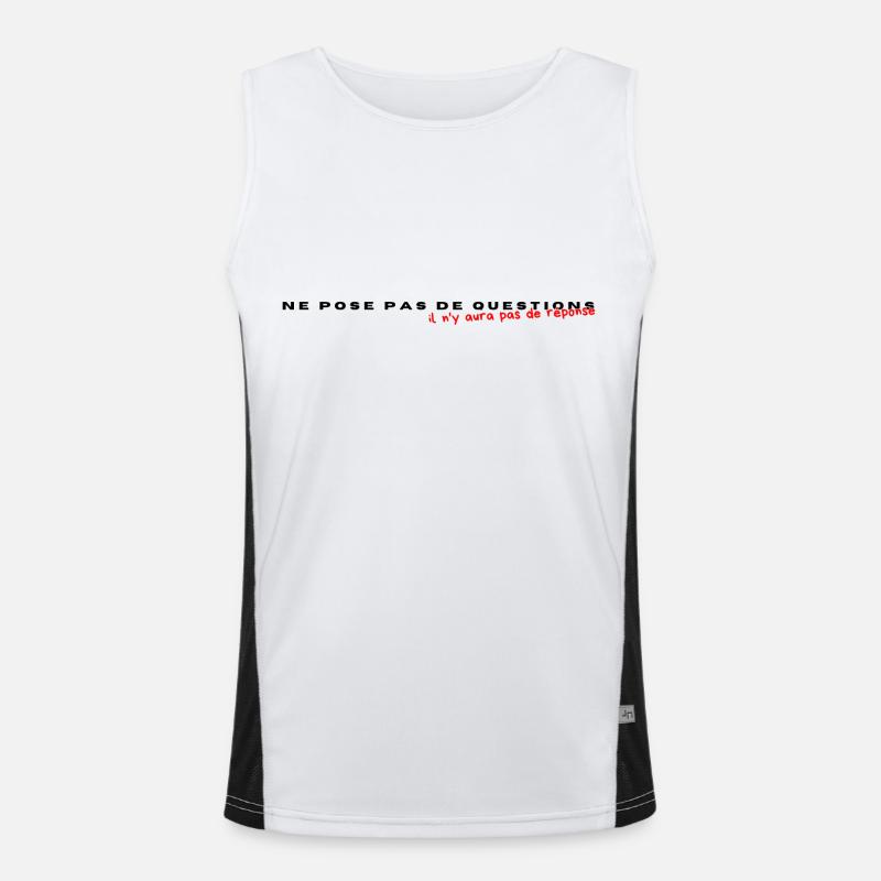 8A58F78B 9D47 4A6A 8141 A801CA2805B9 - Men's Functional Contrast Tank Top  - white/black