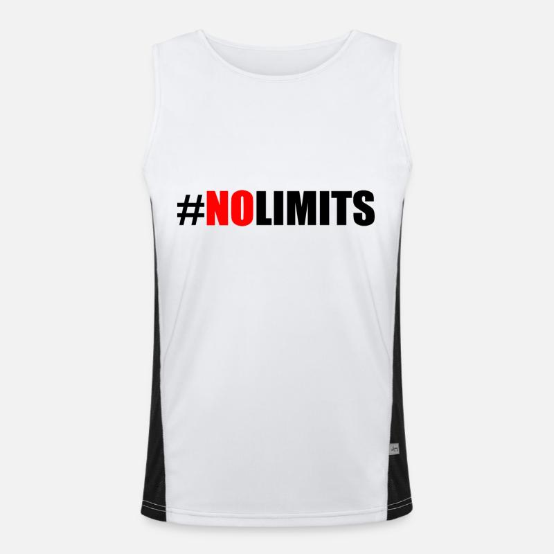 No limits Funktionelles Kontrast-Tank Top für Männer 