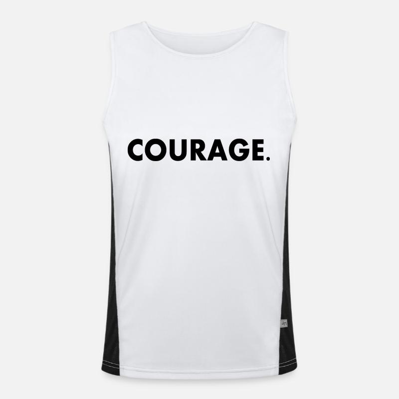 Courage Débardeur respirant contrasté Homme 
