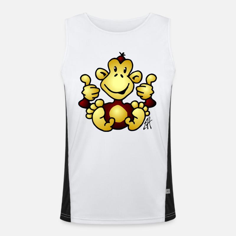 Monkey Men's Functional Contrast Tank Top 