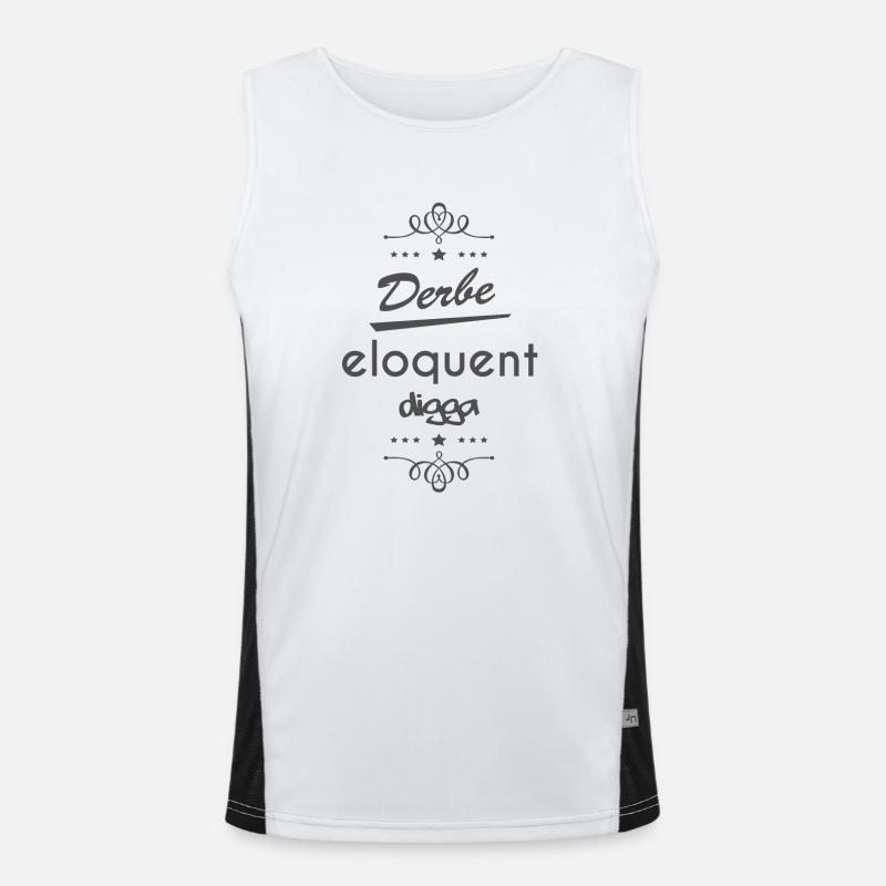 Derb e Eloquent Digga Funktionelles Kontrast-Tank Top für Männer 