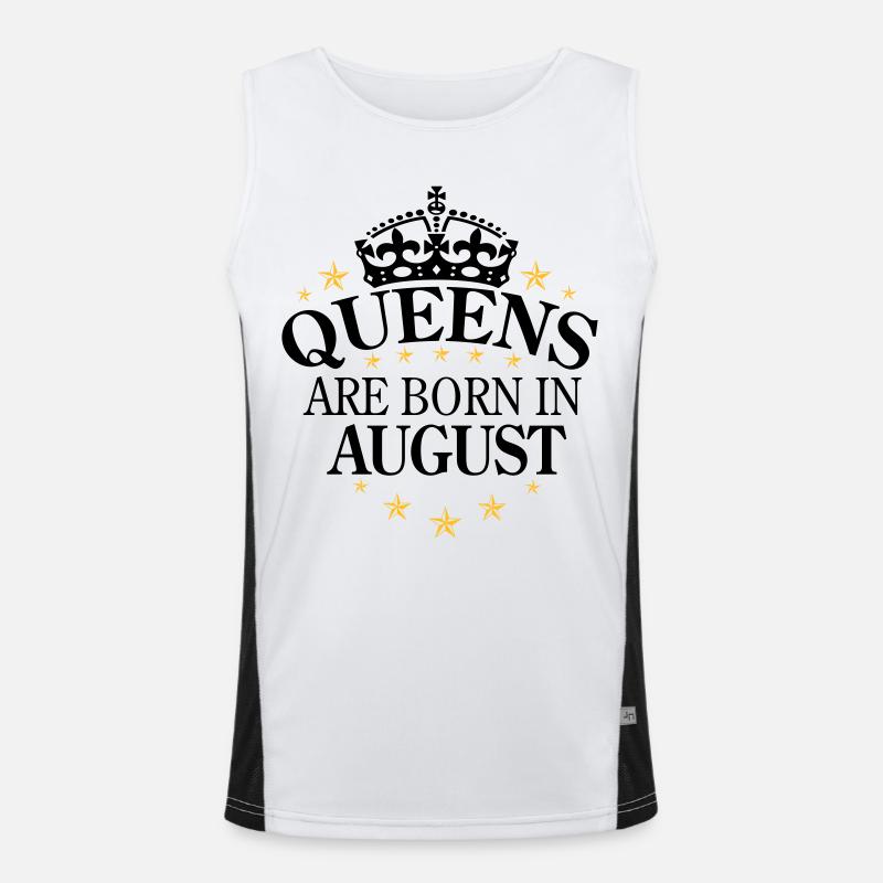 Queens August Funktionelles Kontrast-Tank Top für Männer 