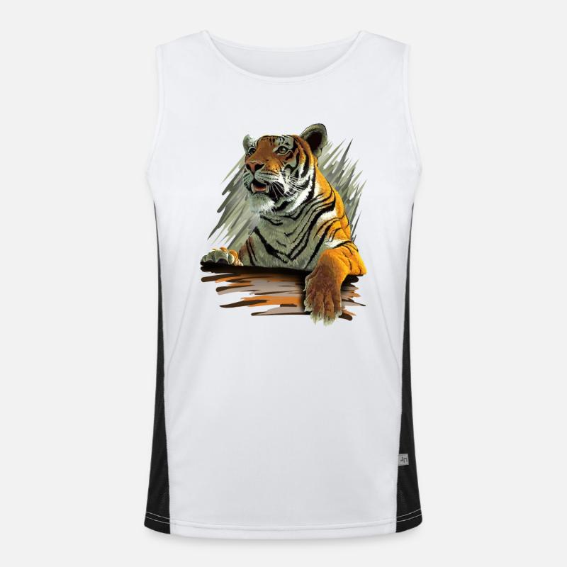 Tiger Débardeur respirant contrasté Homme 