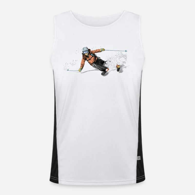 ski Funktionelles Kontrast-Tank Top für Männer 