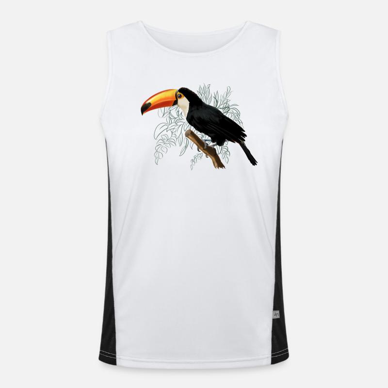 Toucan Men's Functional Contrast Tank Top 