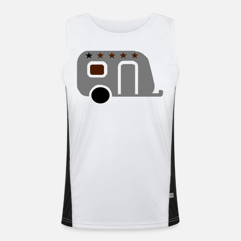 caravan Men's Functional Contrast Tank Top 