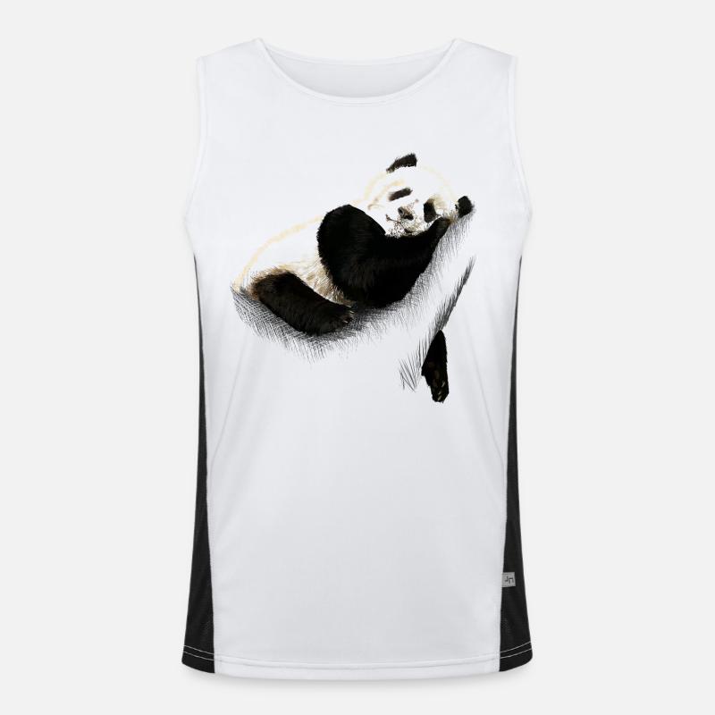 Panda Men's Functional Contrast Tank Top 