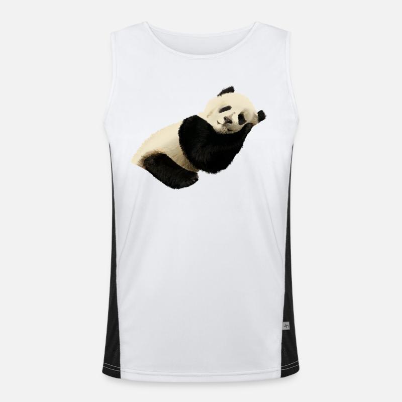Panda Men's Functional Contrast Tank Top 